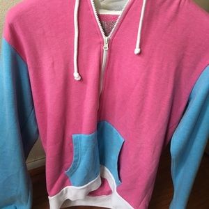 Like new! Official “Color Me Rad 5K” Zip up Hoodie